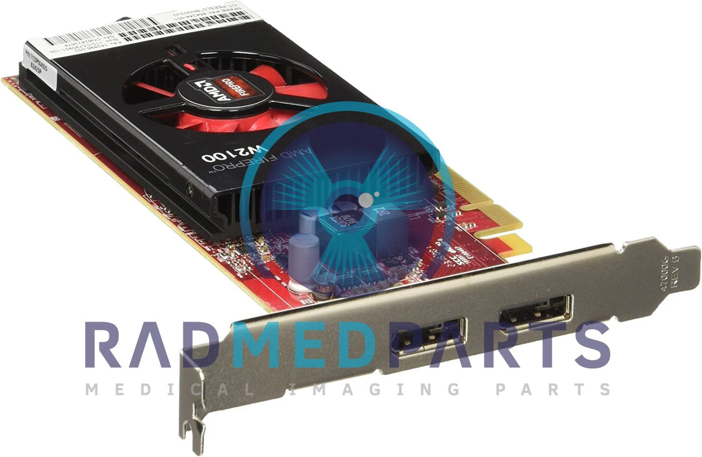 GE Pristina GPU PCIe AMD W2100 | PN - 8770000-121